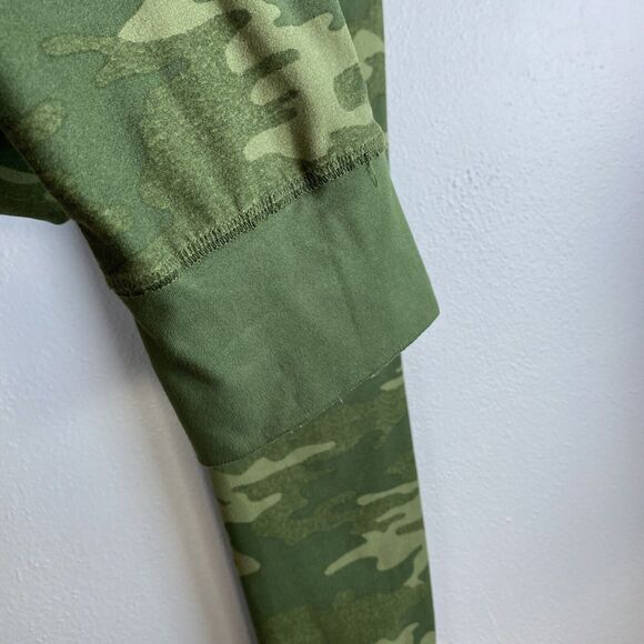 EUC Dream pajama Set White Grn Camo LOVE Btms Elastic Waist Pckts Sz XL - Picture 10 of 16